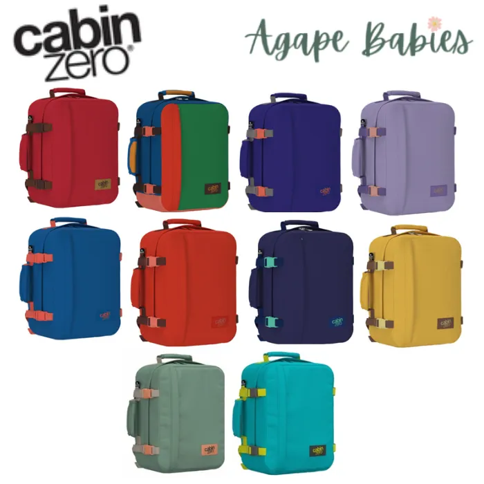 [10 Year Local Warranty] CabinZero Classic Travel Cabin Bag (Latest Colours) - 2 Variation