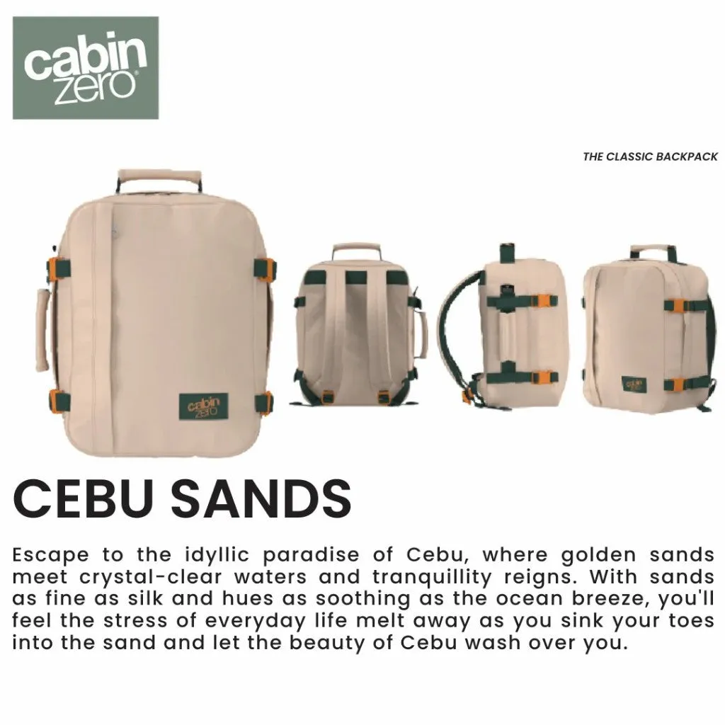 [10 Year Local Warranty] CabinZero Classic Travel Cabin Bag (Latest Colours) - 2 Variation