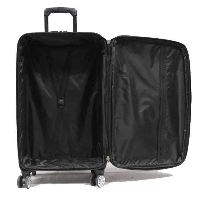 20 inch Cabin Size Sturdy Softside Expandable Fabric Luggage with Spinner Wheels