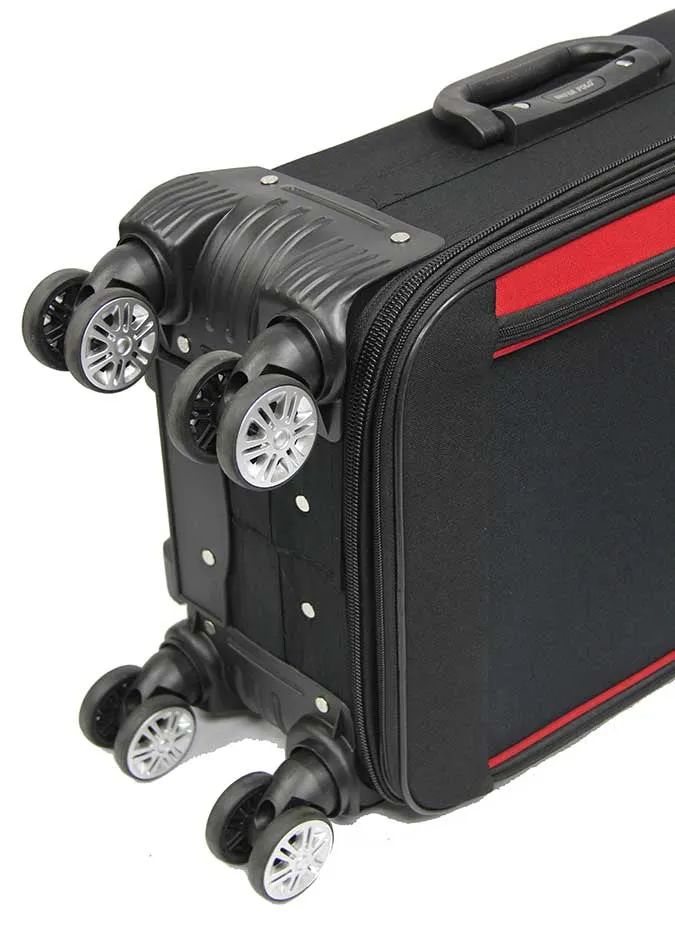 20 inch Cabin Size Sturdy Softside Expandable Fabric Luggage with Spinner Wheels
