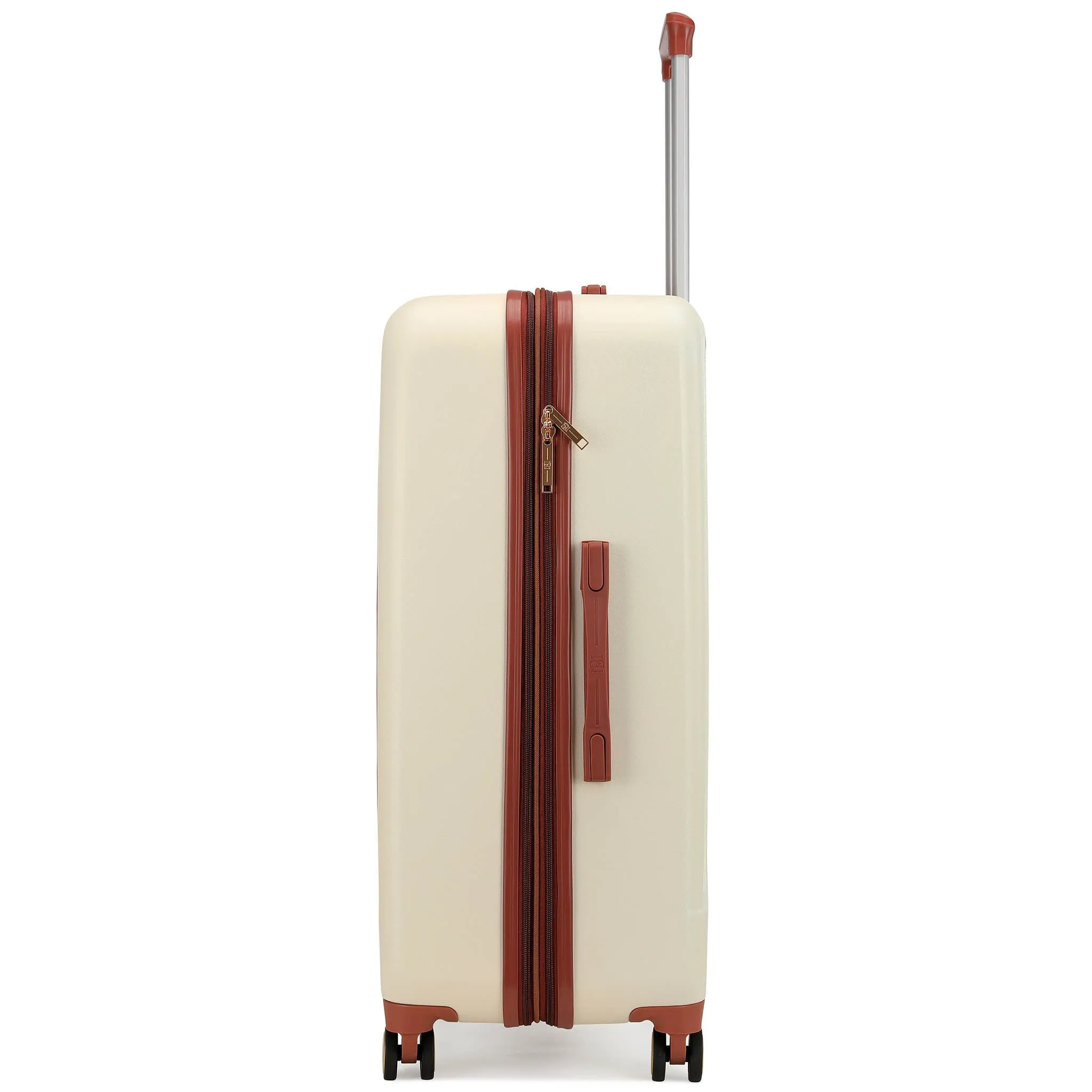 3 Piece Expandable Retro Luggage Set