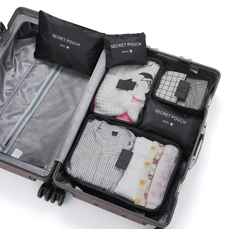 6 Pcs Multi-function Waterproof Travel Toiletry Organizer Bags