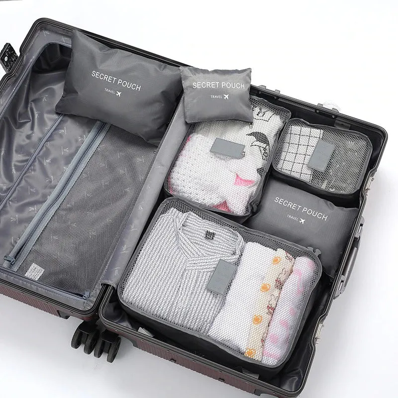6 Pcs Multi-function Waterproof Travel Toiletry Organizer Bags