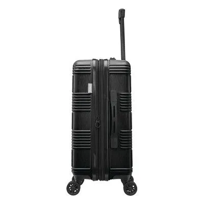 American Tourister NXT Checkered Hardside Carry On Spinner Suitcase - Blackout