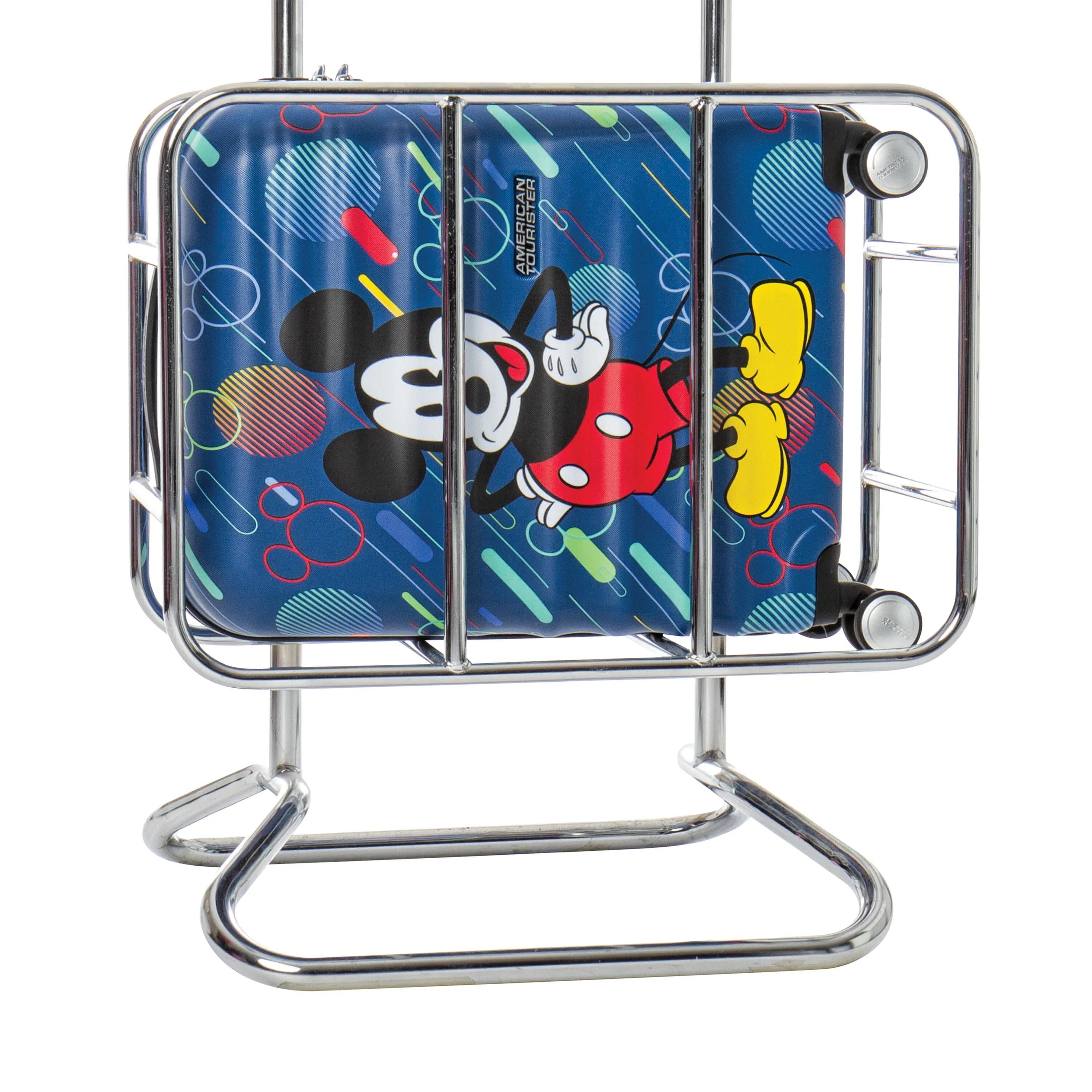 American Tourister WAVEBREAKER-DISNEY MICKEY BLUE Carry ON SPINNER