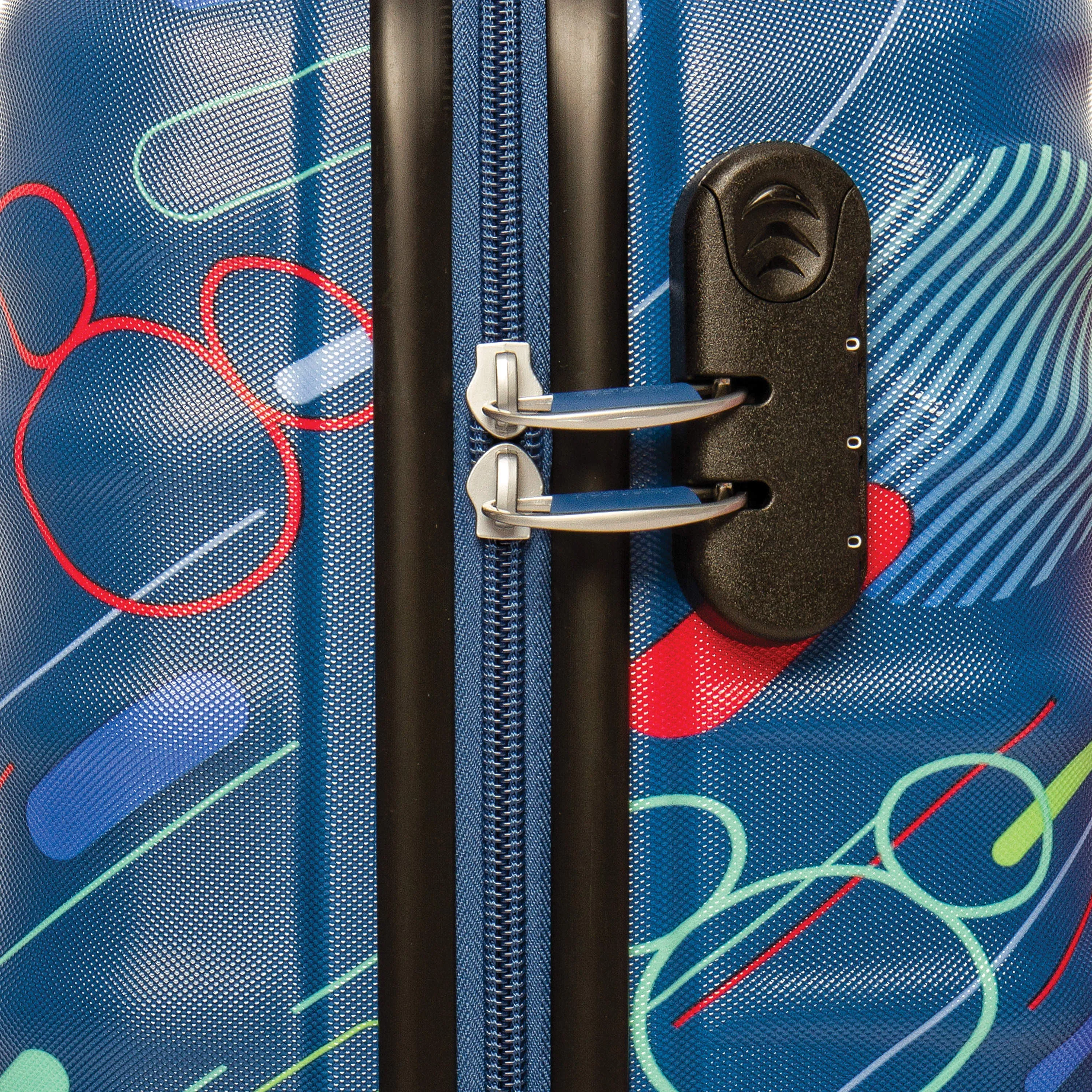 American Tourister WAVEBREAKER-DISNEY MICKEY BLUE Carry ON SPINNER
