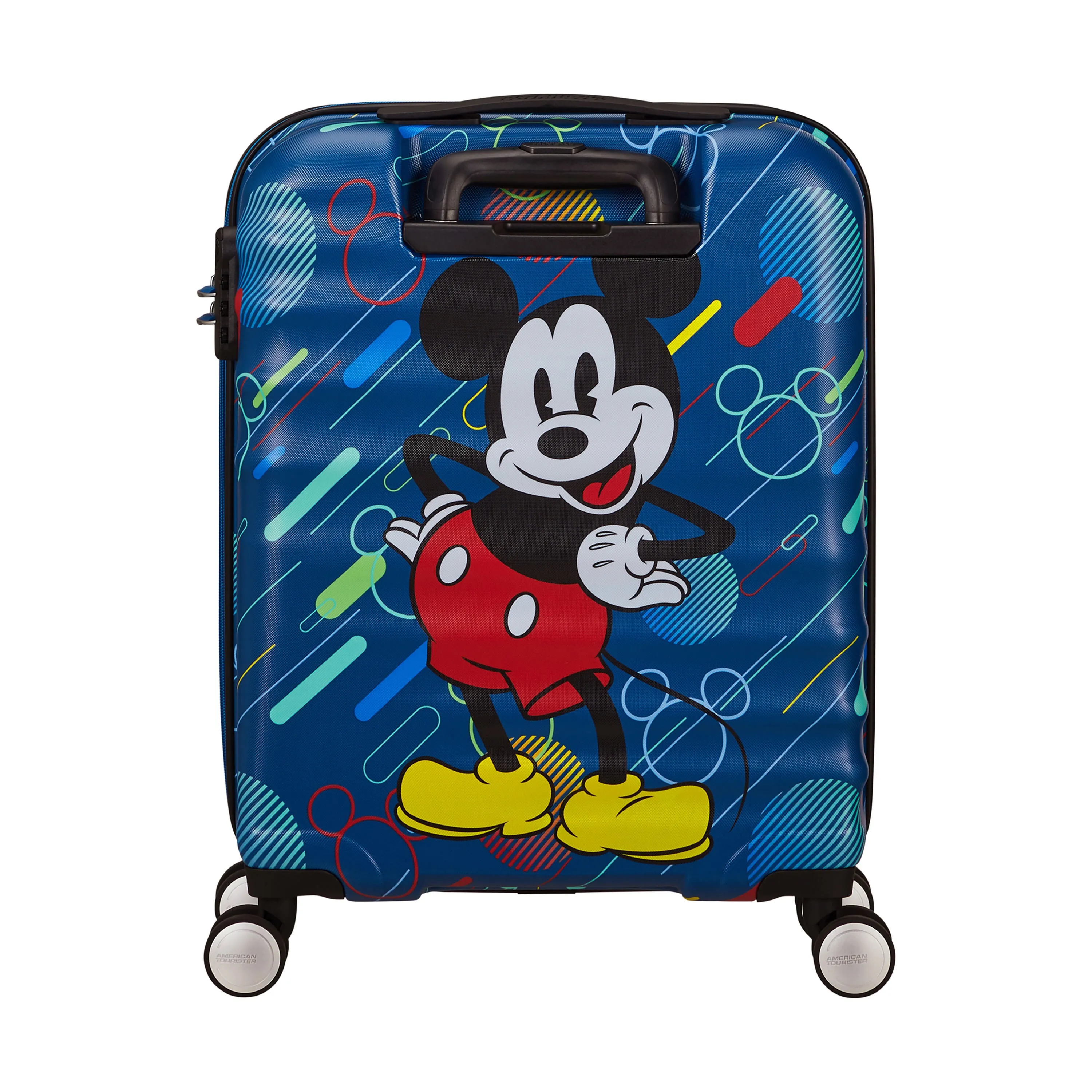 American Tourister WAVEBREAKER-DISNEY MICKEY BLUE Carry ON SPINNER