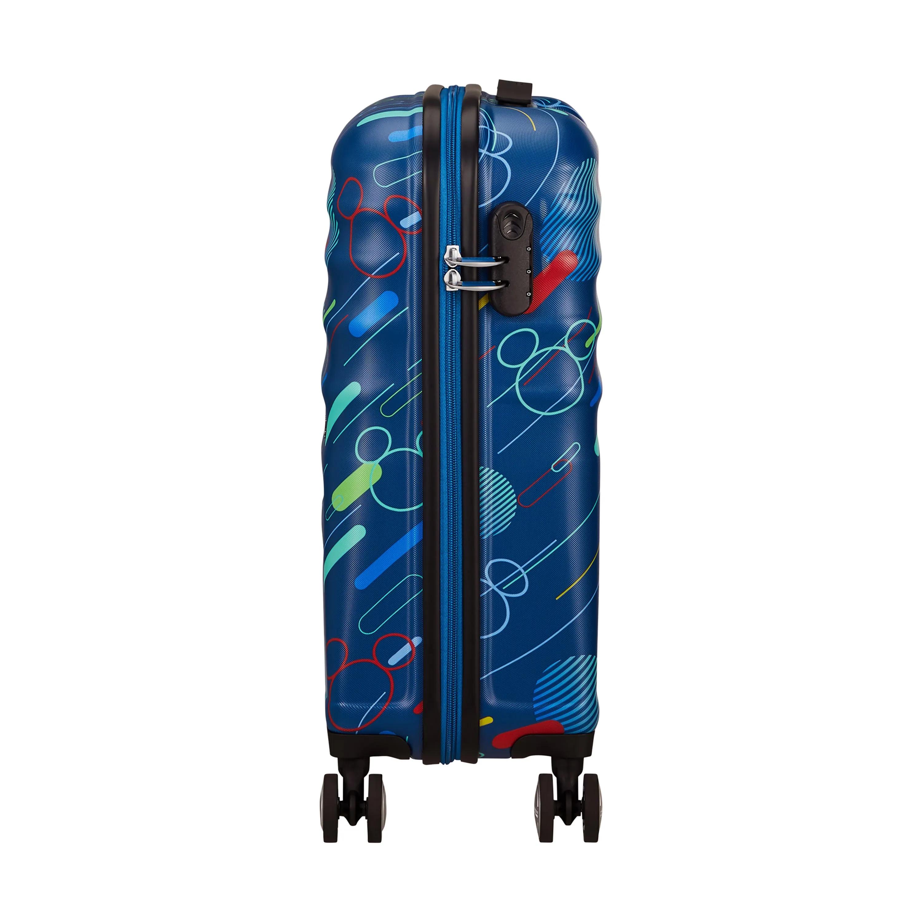 American Tourister WAVEBREAKER-DISNEY MICKEY BLUE Carry ON SPINNER