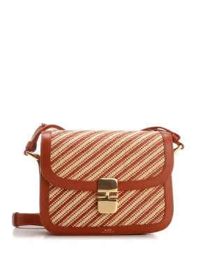 A.P.C. Striped-Detailed Crossbody Bag