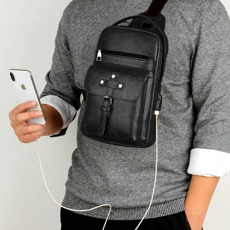 Backpack Waist Shoulder bag compatible with Ebook, Tablet and for GIONEE M7 Lite (2019) - Black