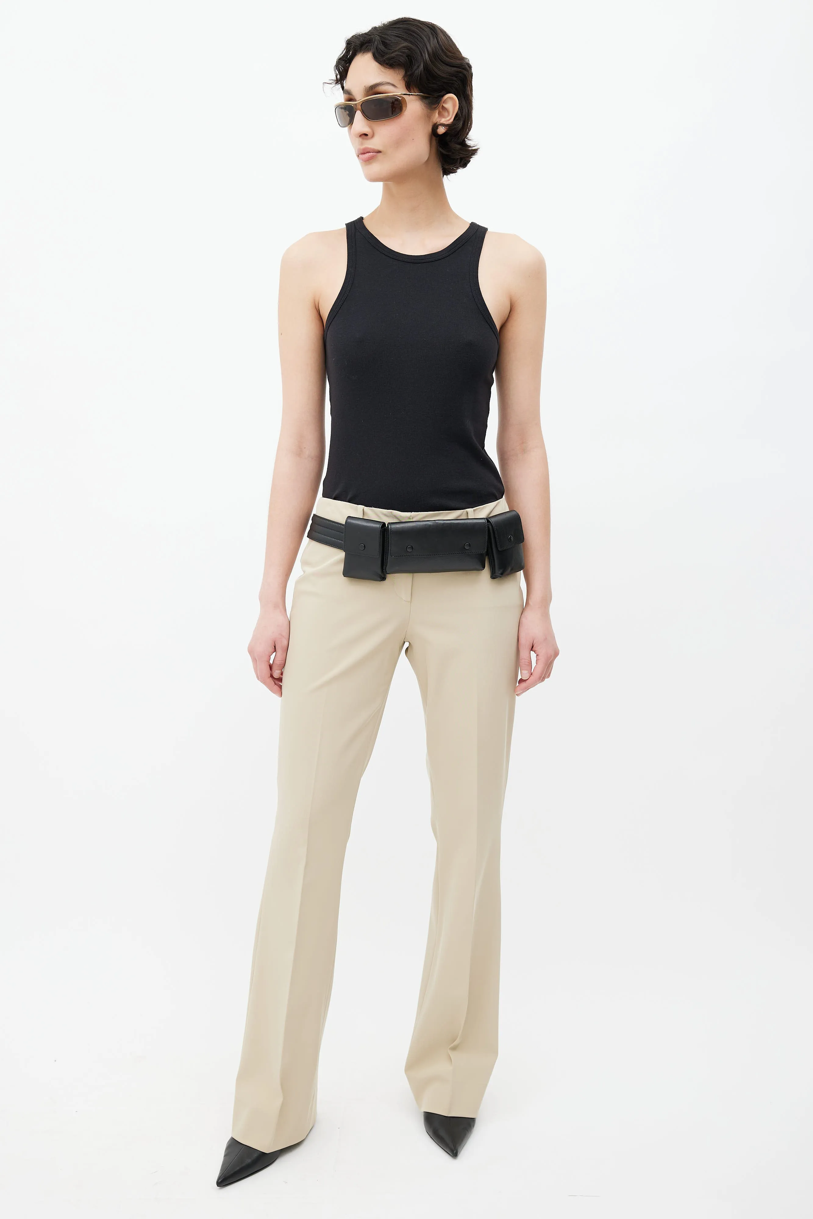 Black Leather Utility Belt