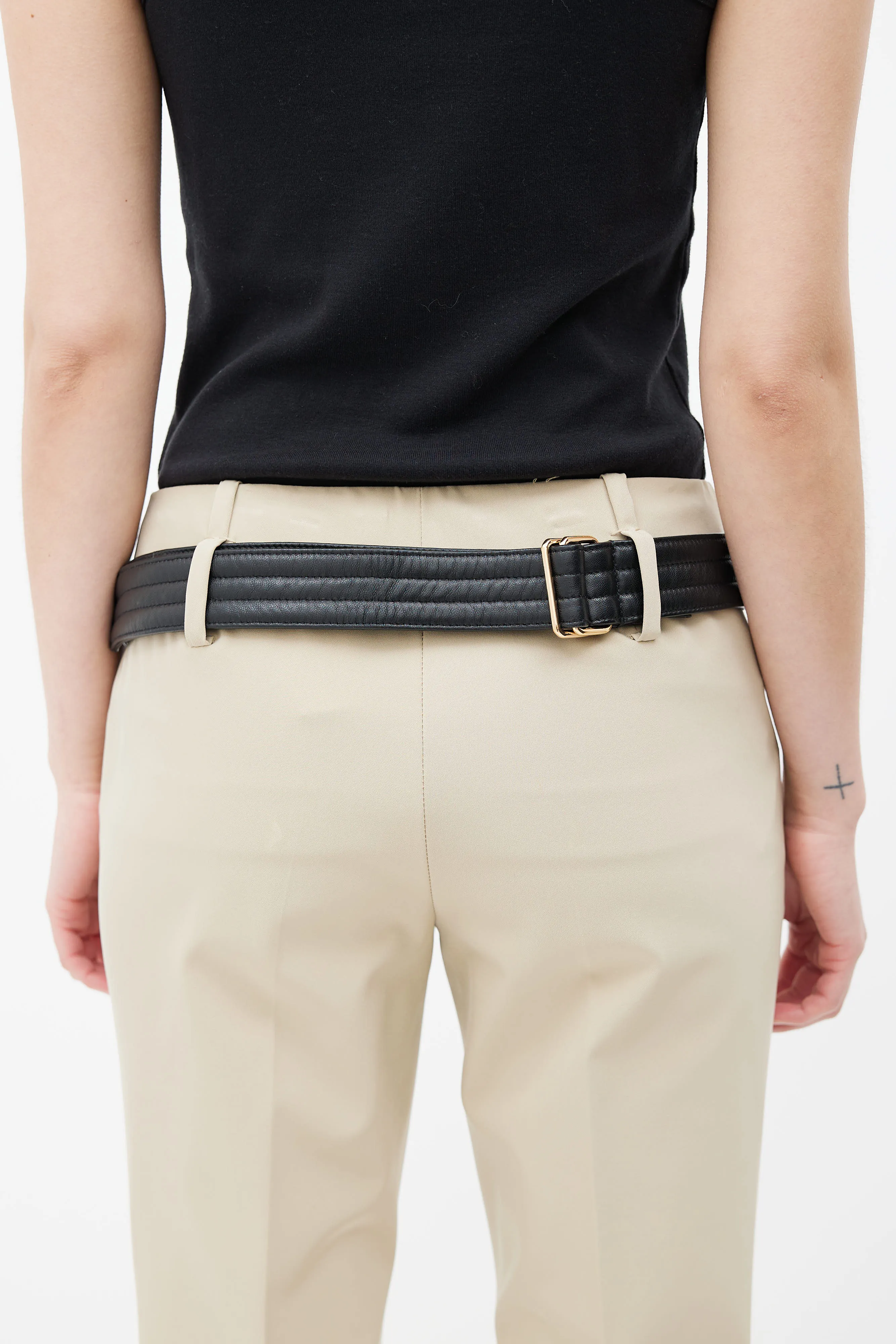 Black Leather Utility Belt