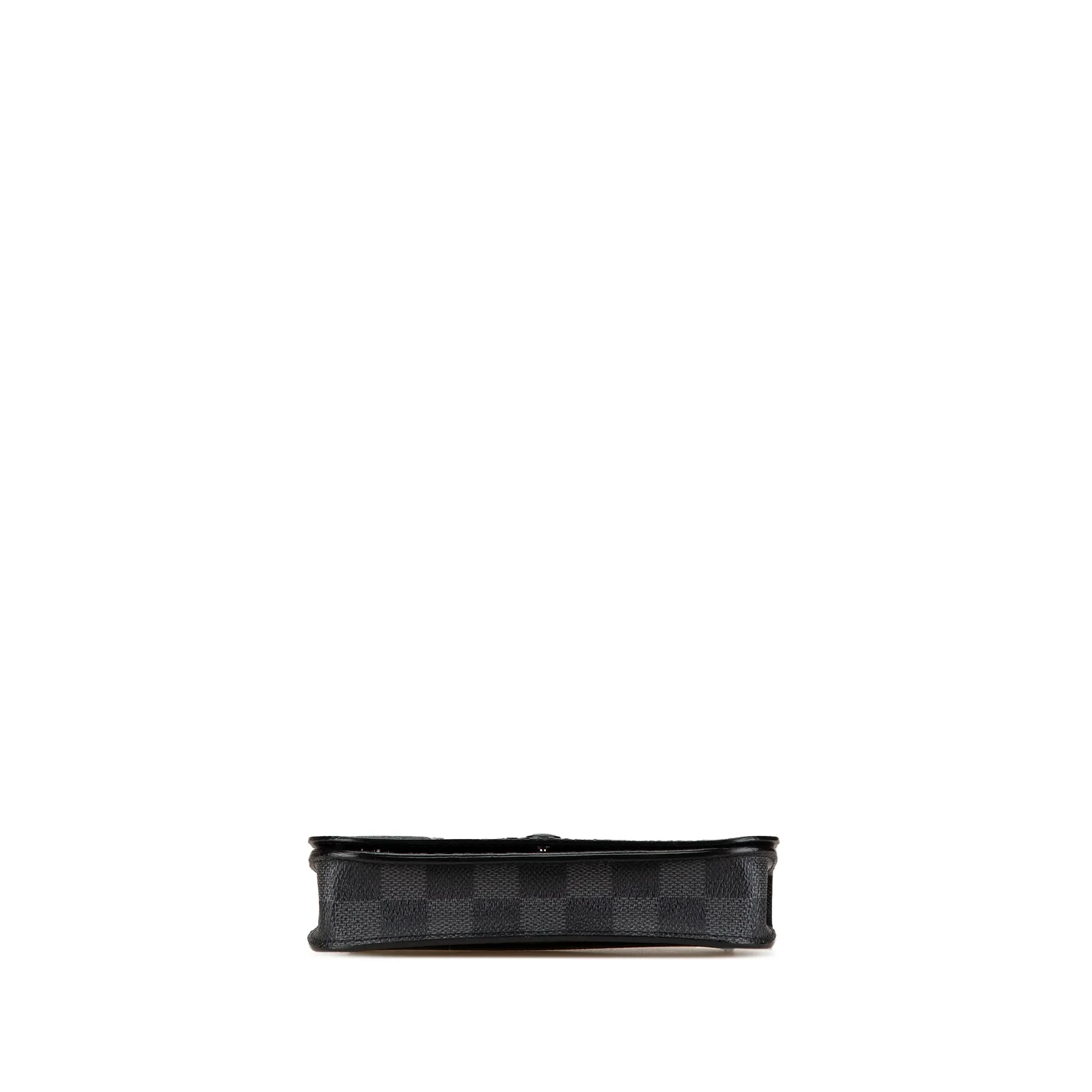 Black Louis Vuitton Damier Graphite Pochette Homme Ceinture Belt Bag