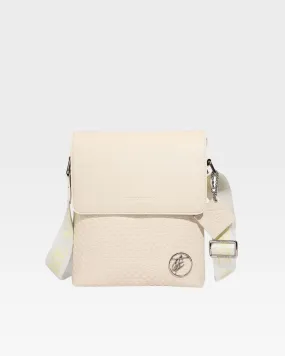 Bodega Crossbody Messenger Bag in Beige Brown