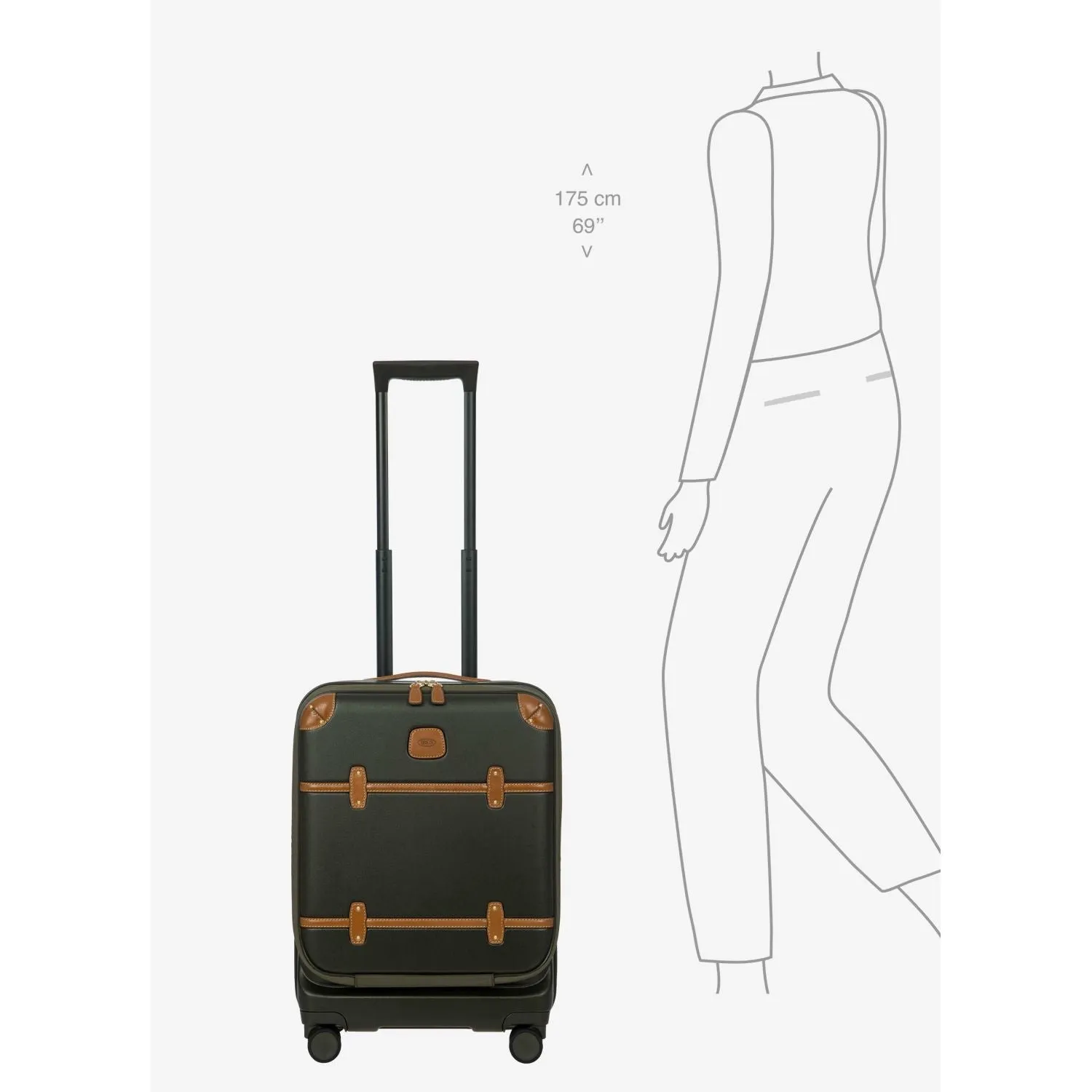 BRIC'S Bellagio 3 21" Expandable Carry-On Luggage Spinner   Pocket with USB