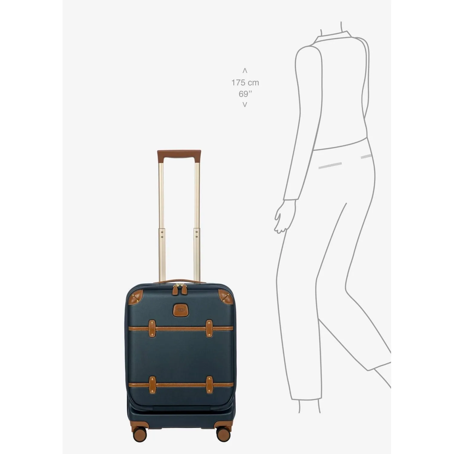 BRIC'S Bellagio 3 21" Expandable Carry-On Luggage Spinner   Pocket with USB
