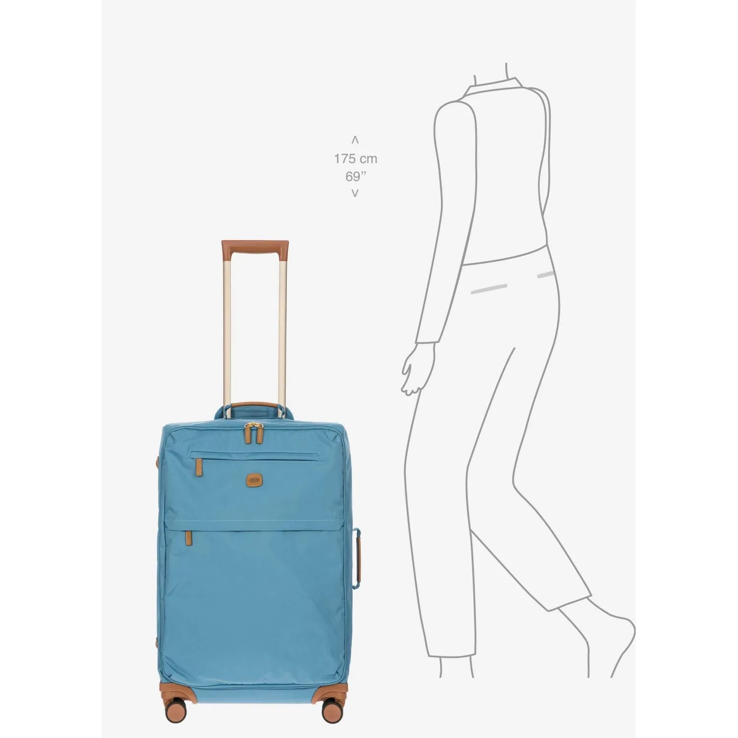 BRIC'S X-Travel 28" Medium Luggage With Front Access Opening Spinner
