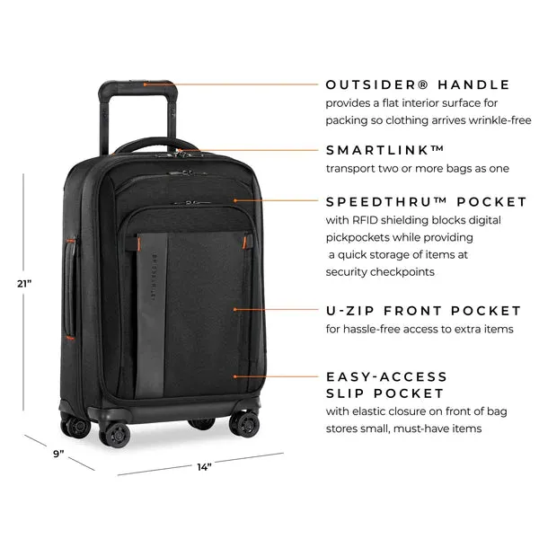 Briggs & Riley ZDX 21” Expandable Spinner