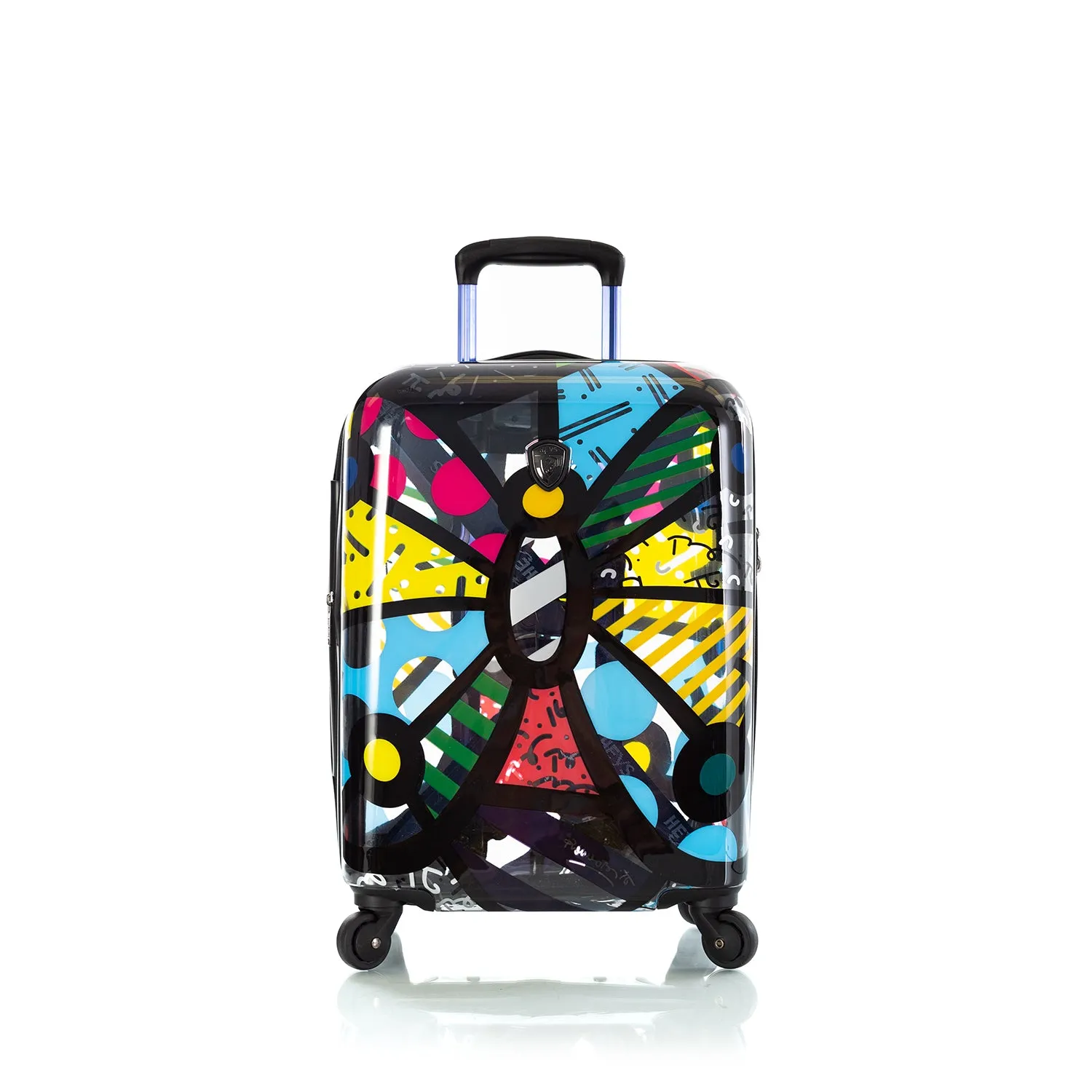 Britto - Butterfly Transparent 21" Carry-On Luggage