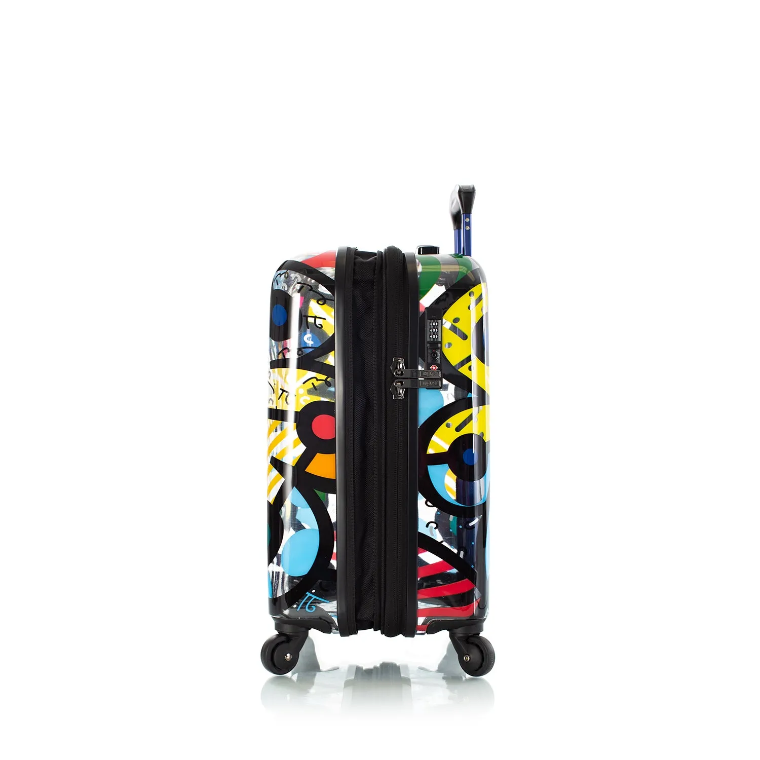 Britto - Butterfly Transparent 21" Carry-On Luggage
