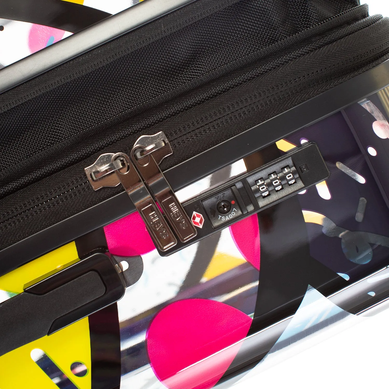 Britto - Butterfly Transparent 21" Carry-On Luggage