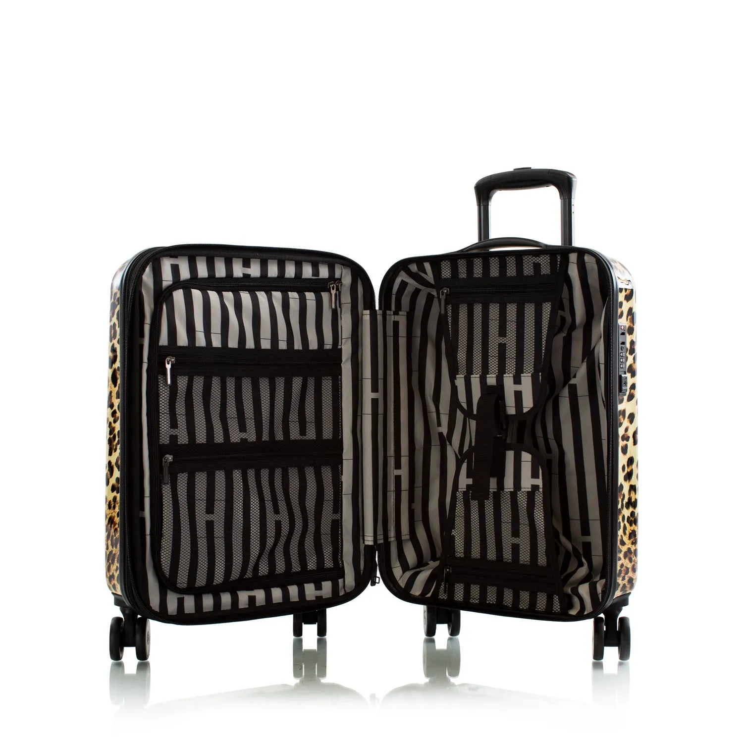 Brown Leopard 21" Fashion Spinner® Carry-On Luggage