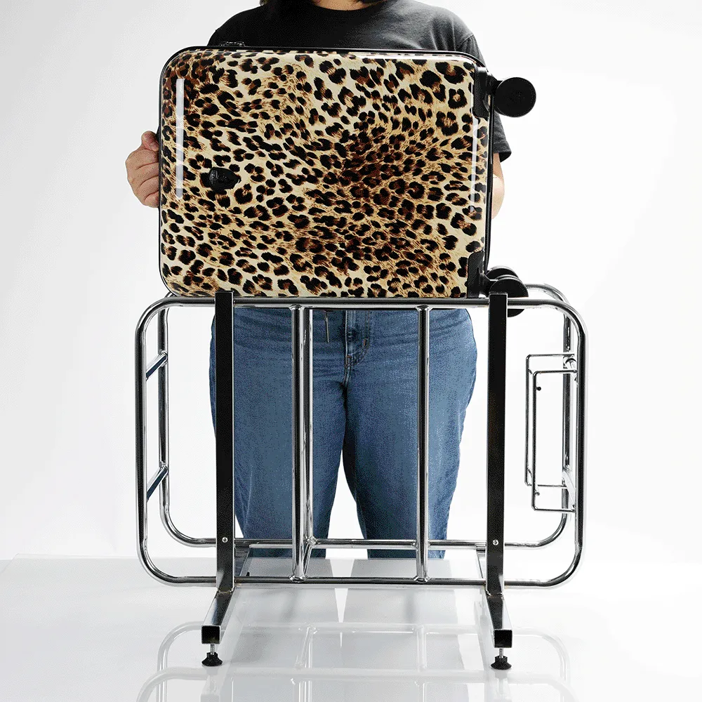 Brown Leopard 21" Fashion Spinner® Carry-On Luggage