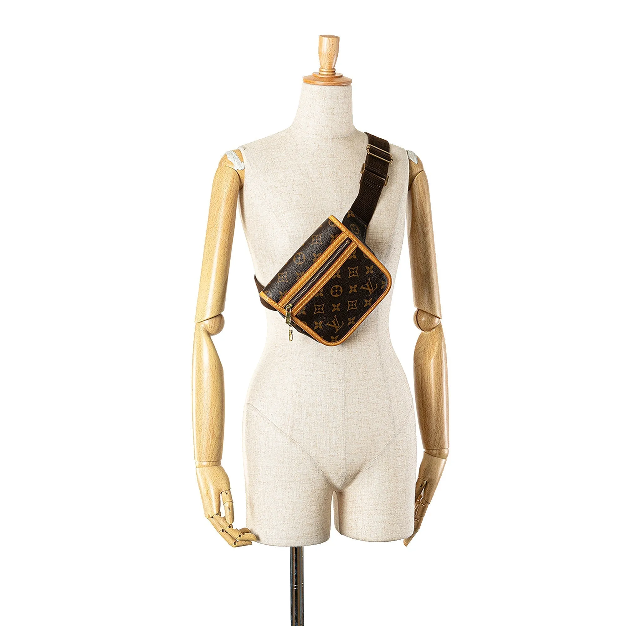 Brown Louis Vuitton Monogram Bosphore Belt Bag