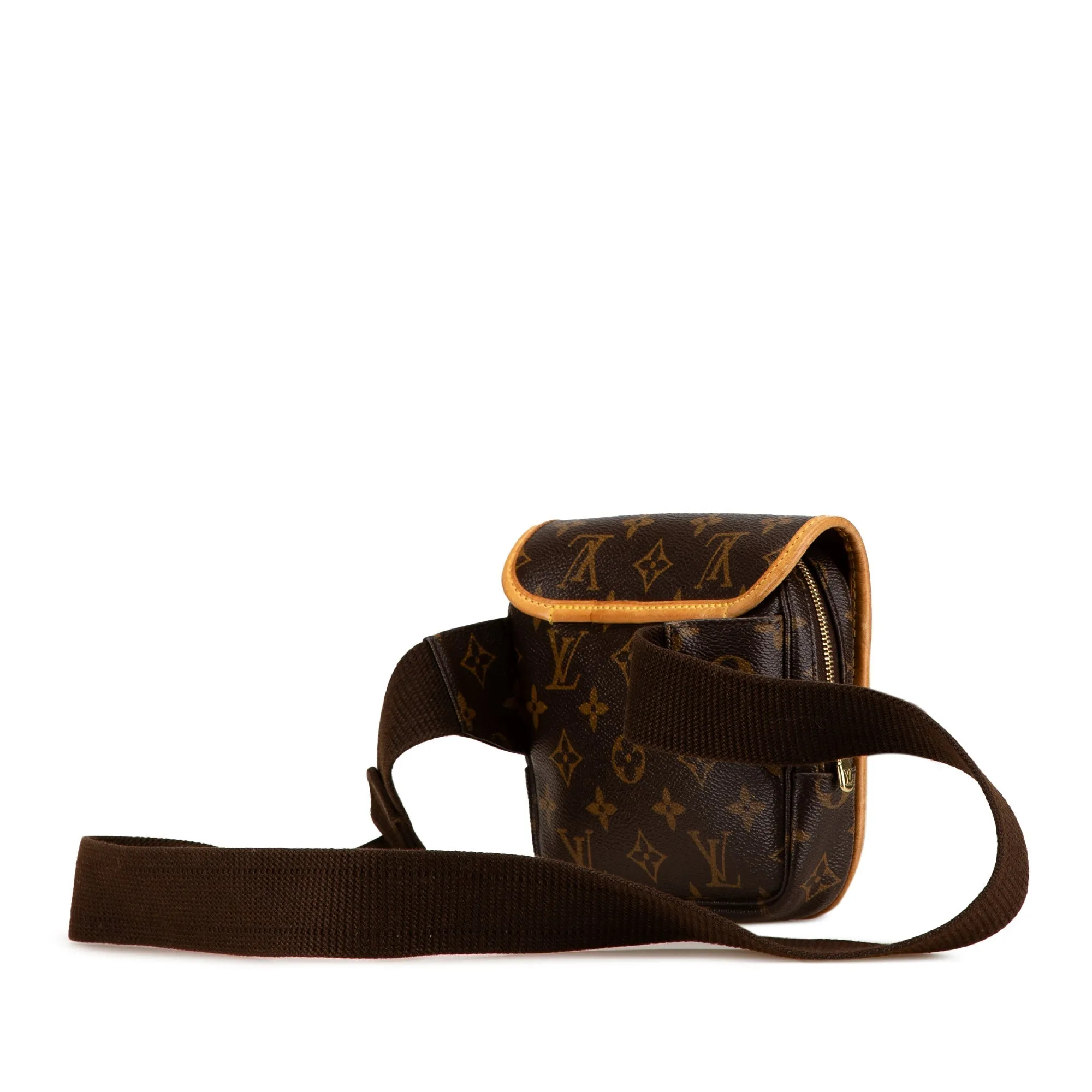 Brown Louis Vuitton Monogram Bosphore Belt Bag