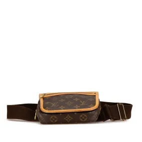 Brown Louis Vuitton Monogram Bosphore Belt Bag