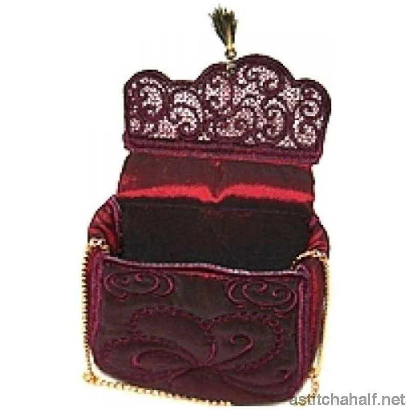 Butterfly Brocade Clutch Purses