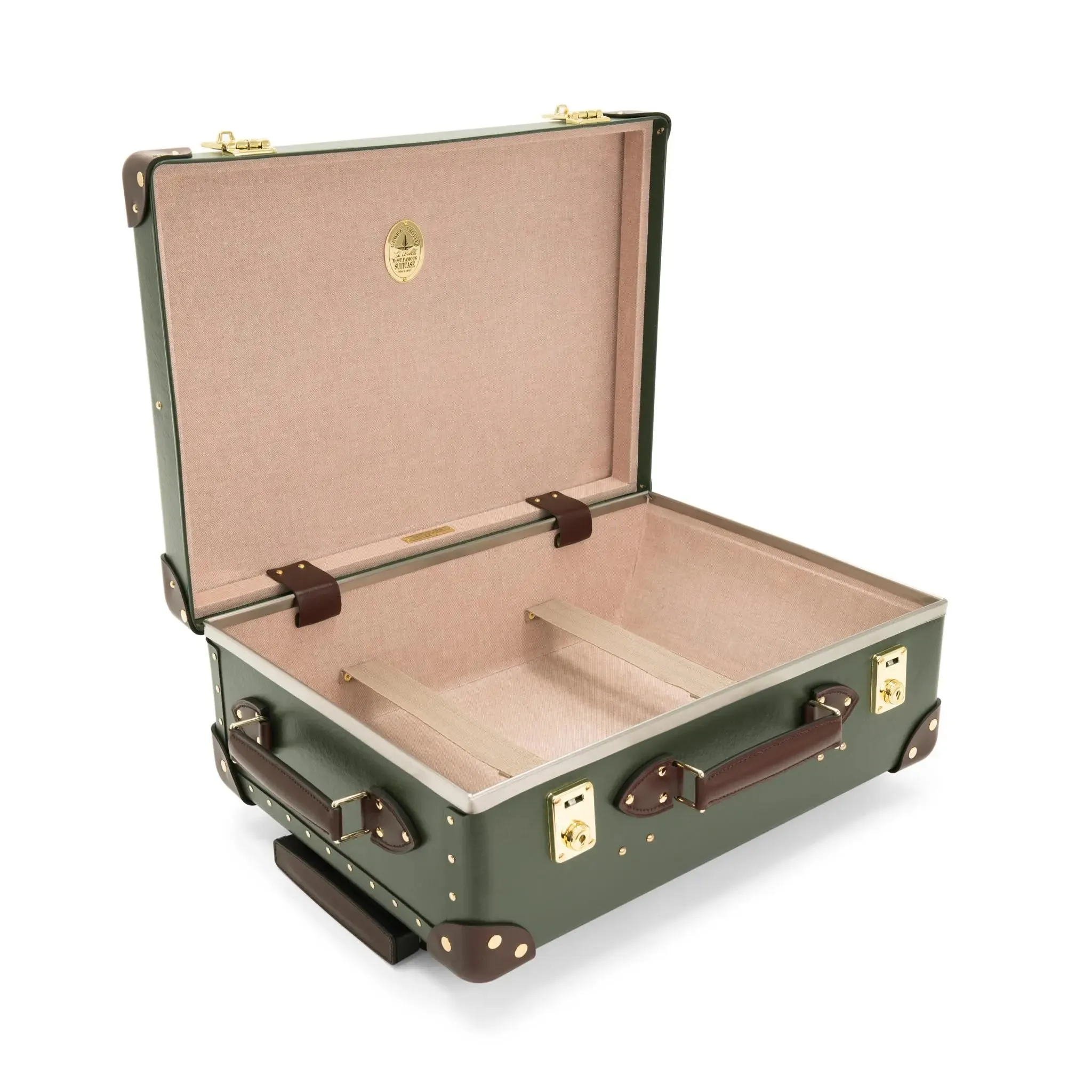 Centenary · Small Carry-On - 2 Wheels | Green/Brown/Gold