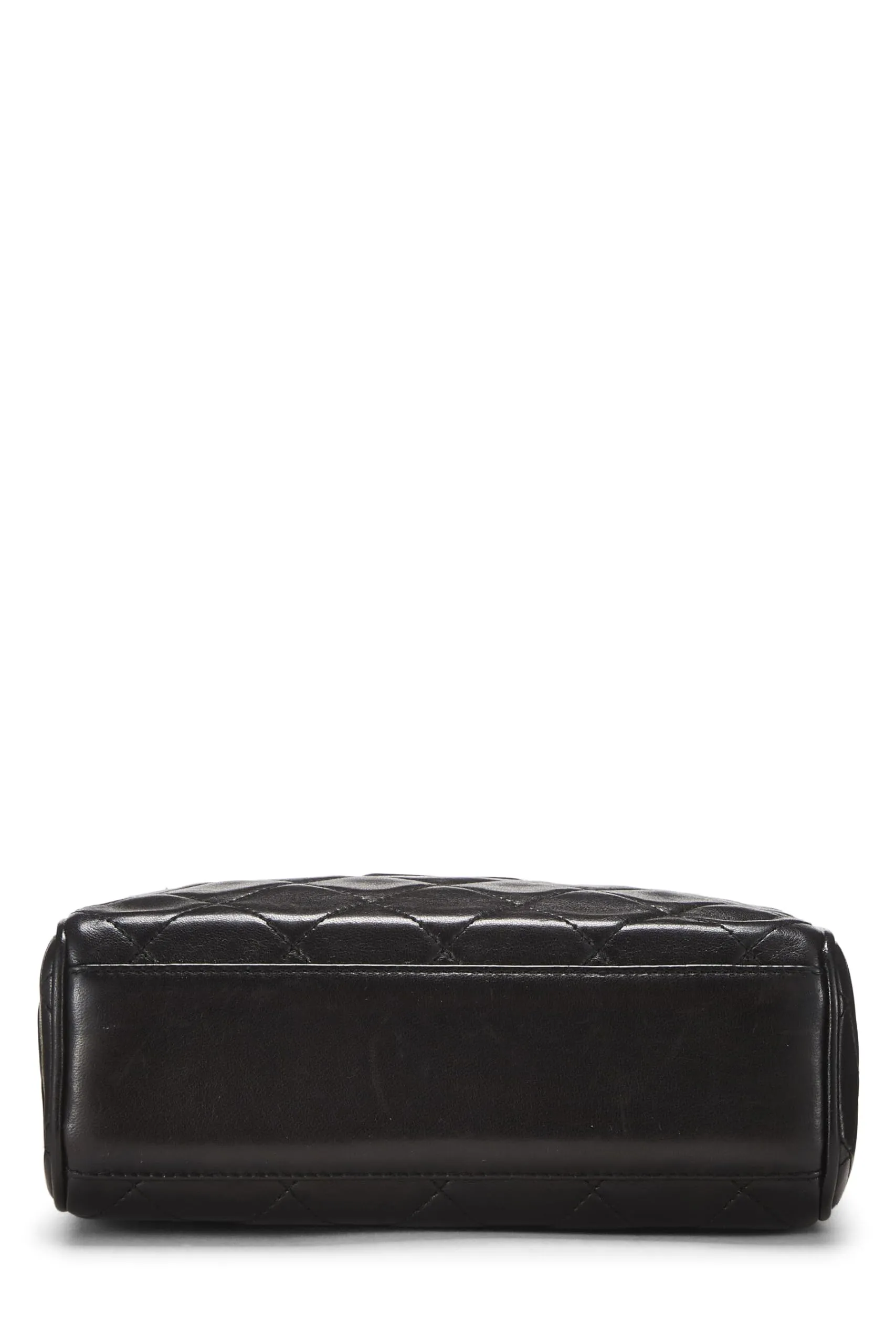 Chanel,  Black Lambskin Pocket Camera Bag Mini, Black