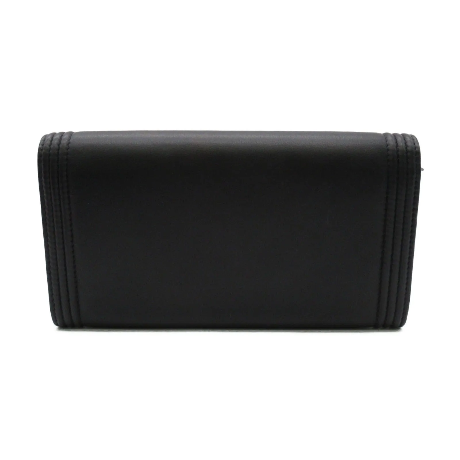 Chanel Double Fable Wallet Double Foldable Wallet   Black Box