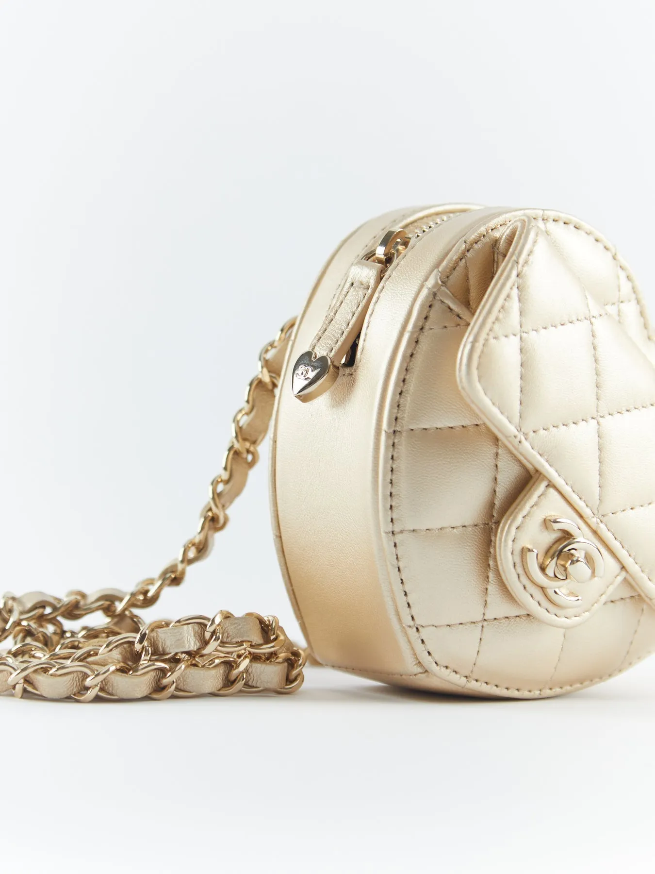Chanel Heart Bag Gold (Belt Bag)
