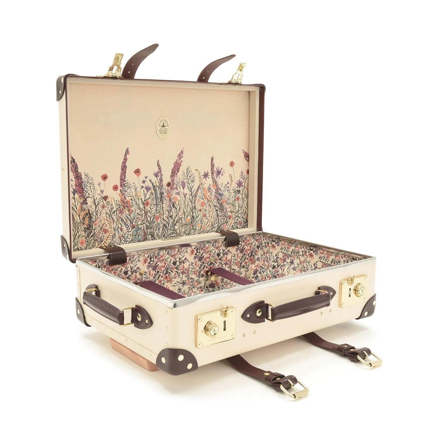 Chelsea Garden · Carry-On - 2 Wheels | Ivory/Burgundy