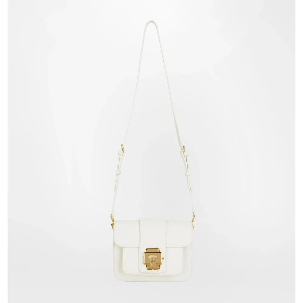 Chiara Ferragni White Polyester Women Crossbody Bag