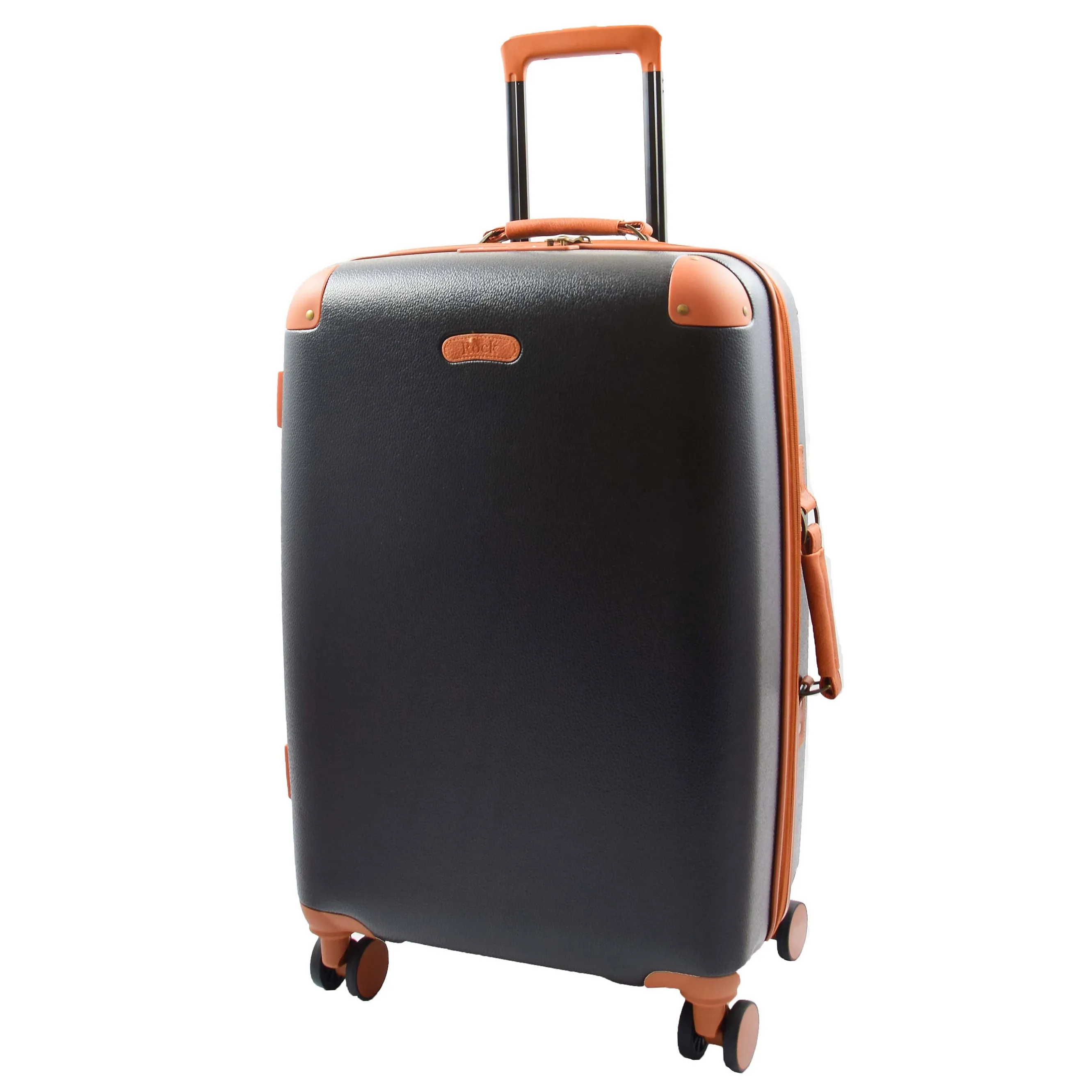 Classic 4 Wheel Hard Shell Luggage Expandable Lightweight Suitcases Travel Bags Cruiser Black