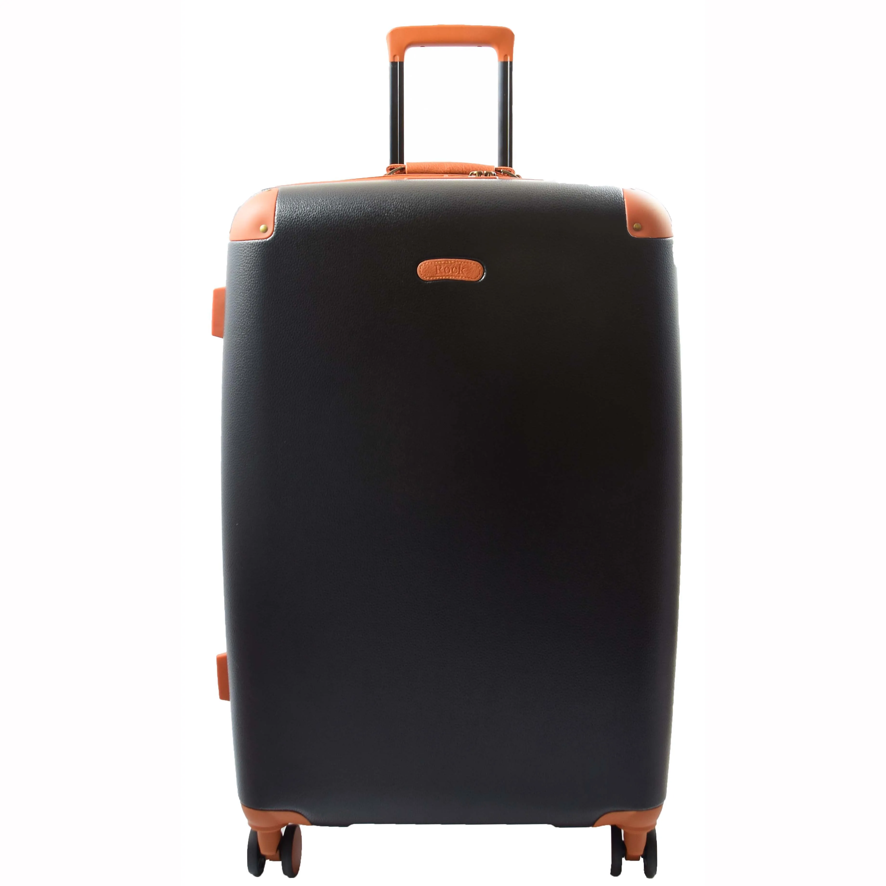 Classic 4 Wheel Hard Shell Luggage Expandable Lightweight Suitcases Travel Bags Cruiser Black