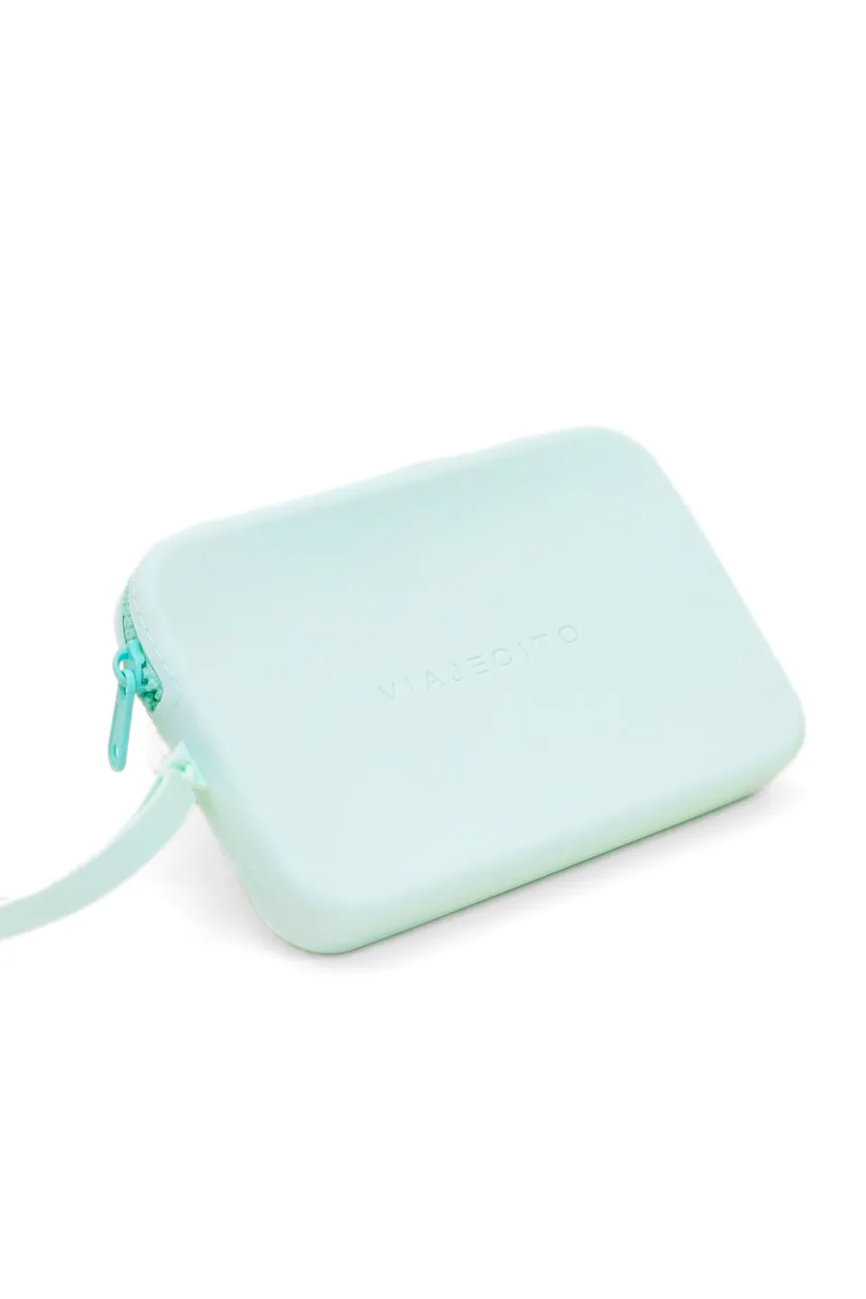 Cloud 10 Clutch (Light Mint with Dark Mint Zip)