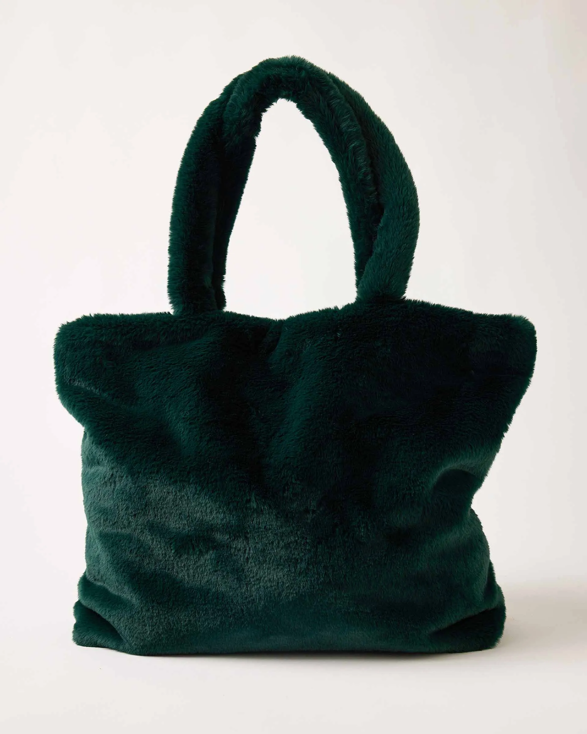 Cozy Cabin Faux Fur Tote