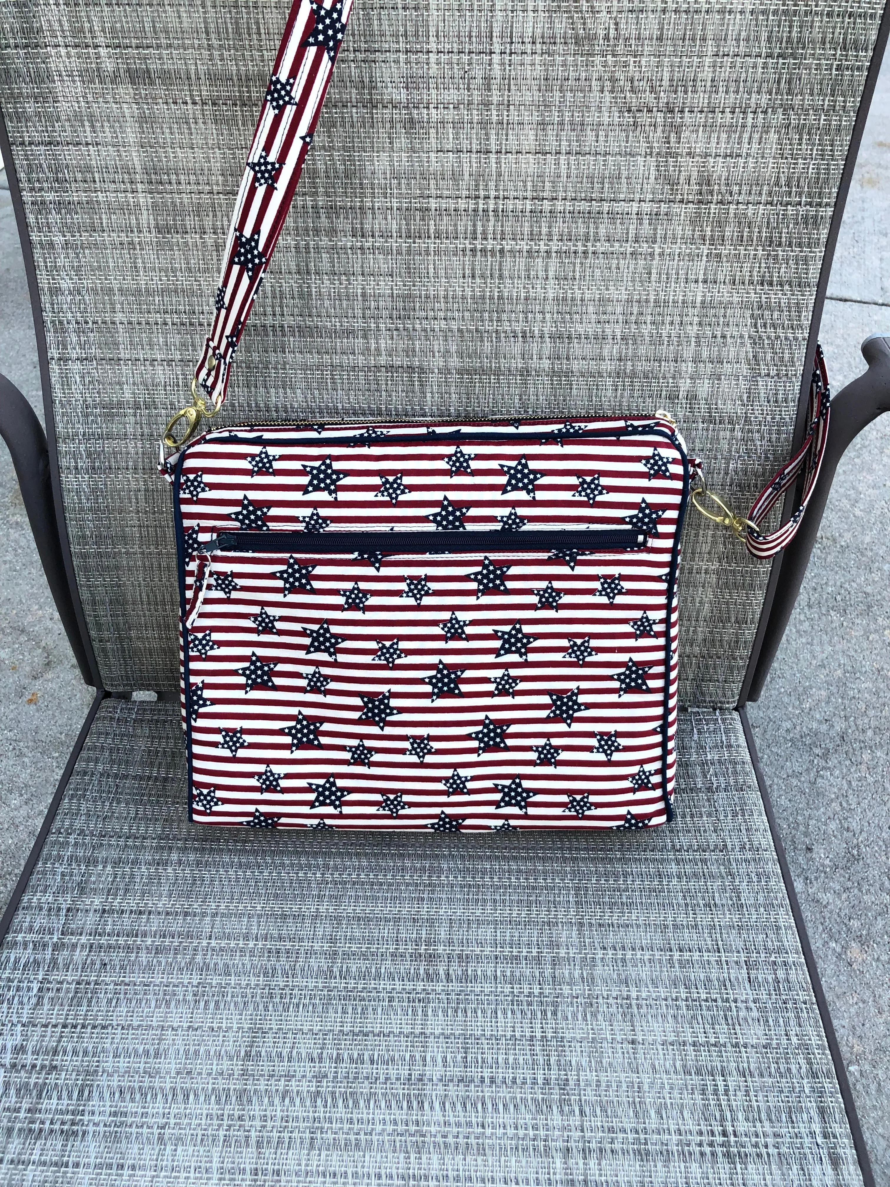 Crossbody messenger shoulder bag - Patriot
