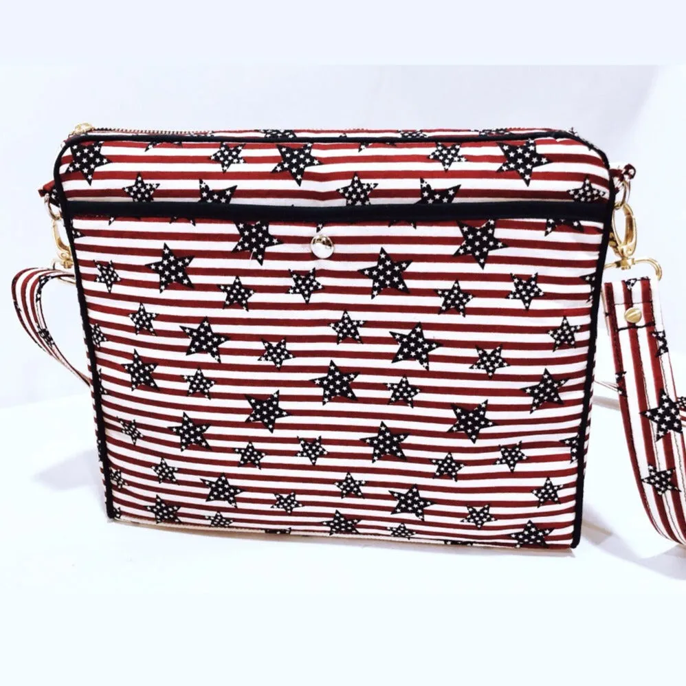 Crossbody messenger shoulder bag - Patriot