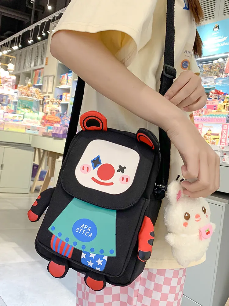 Cute Clown Messenger Bag