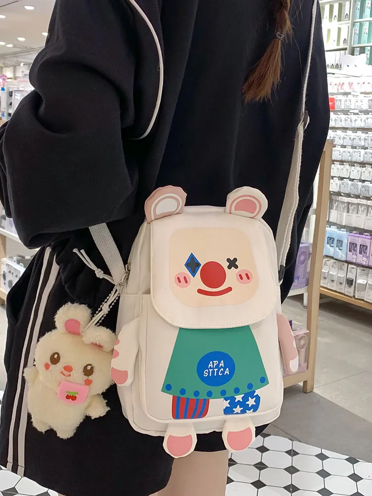 Cute Clown Messenger Bag