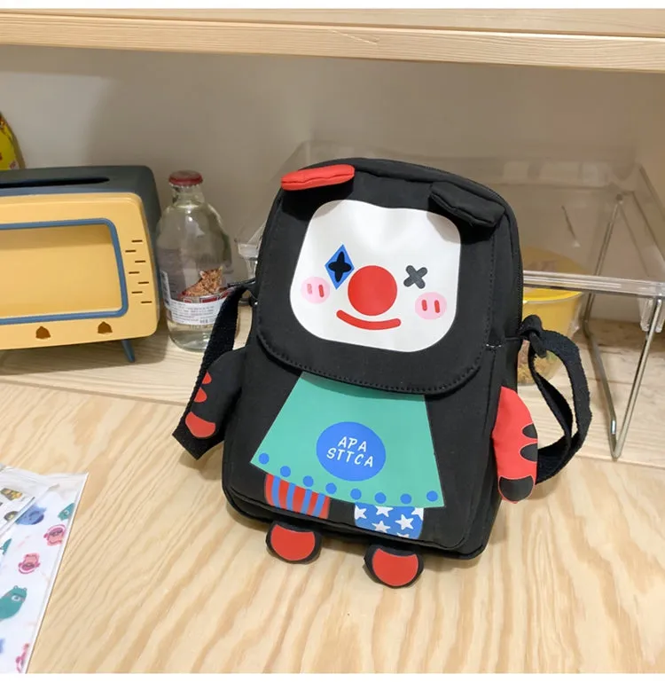 Cute Clown Messenger Bag