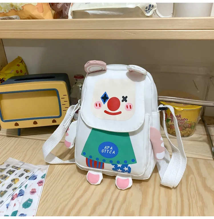 Cute Clown Messenger Bag