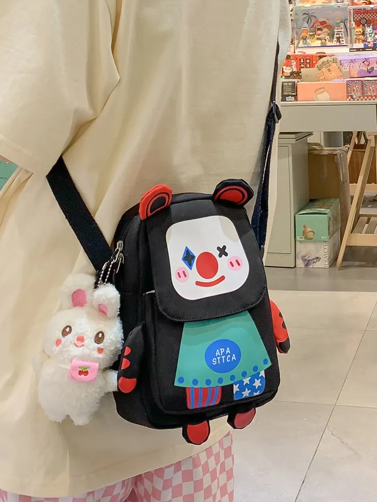 Cute Clown Messenger Bag