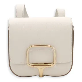 Della Cavalleria Mini Gris Pale in Epsom, Permabrass hardware