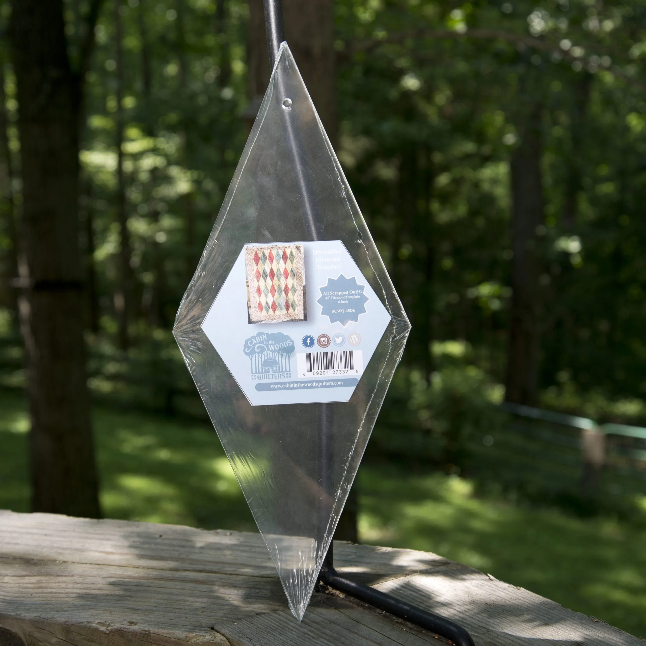 Diamond Template-45 Degree - Cabin in the Woods